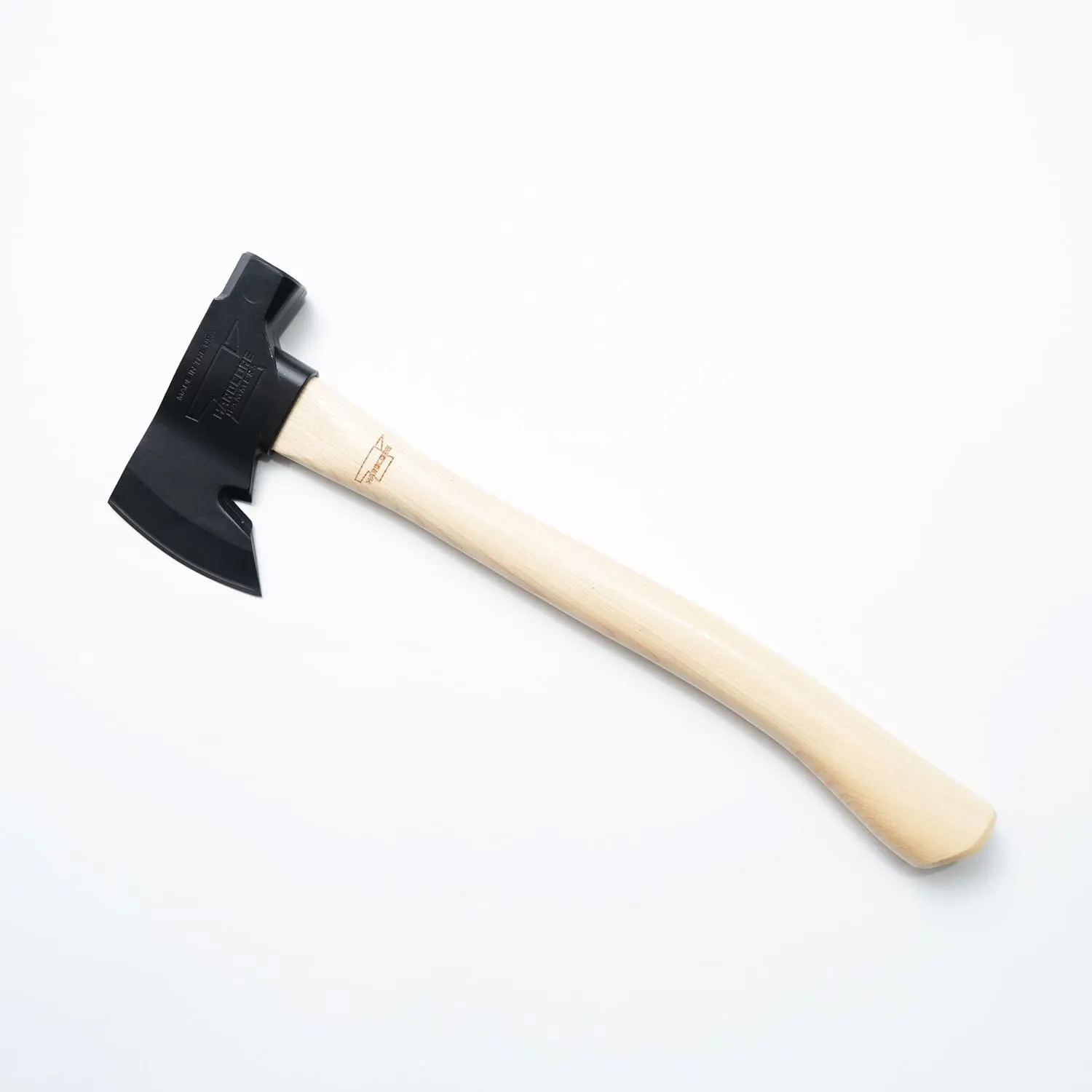 Hardcore Hammers Survivalist Hatchet - 100% Made in The USA (Black FNC Treated Head/Natural Handle)