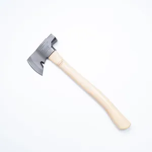 Hardcore Hammers Survivalist Hatchet - 100% Made in The USA (Natural Steel Head/Natural Handle)