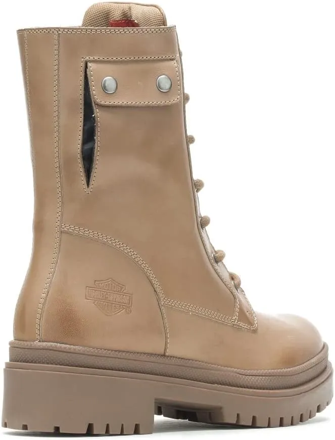 Harley-Davidson Women's Tressler Snap Pocket Waterproof Motorcycle Boots D87209