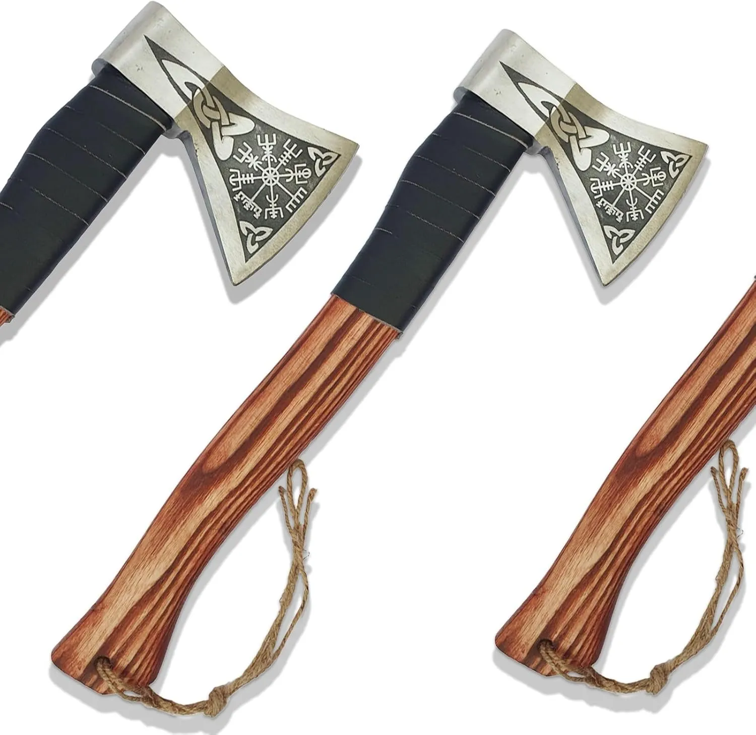 Hatchet Axe, Handmade Carbon Steel Viking Axe Real Bearded Hatchet Blade, Camping Hatchet Axe, Bearded Axe with Wooden Handle, Viking Throwing Axe, Vikings Hatchet with Sheath,Viking Gifts for Men