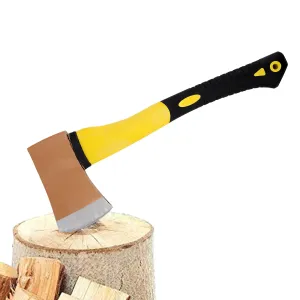 Hatchet Black Steel Rubber Handle 370MM
