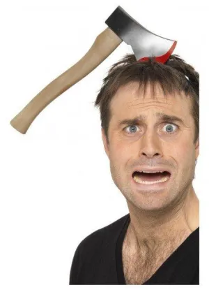 Hatchet Through the Head Costume Halloween Headband