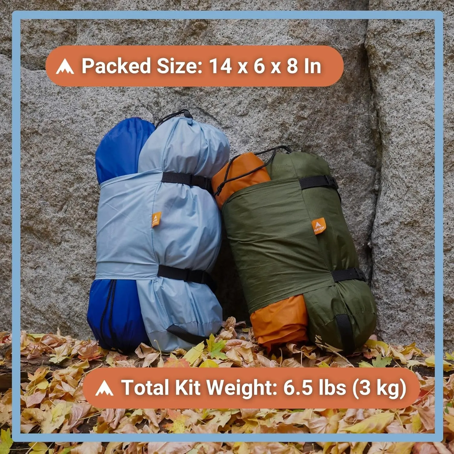 Haven Tents Lay Flat Hammock Tent - Waterproof Tent & Camping Hammock with Mosquito Net - Includes Insulated Pad and Rainfly - Haven Tent, Haven XL, Haven Safari