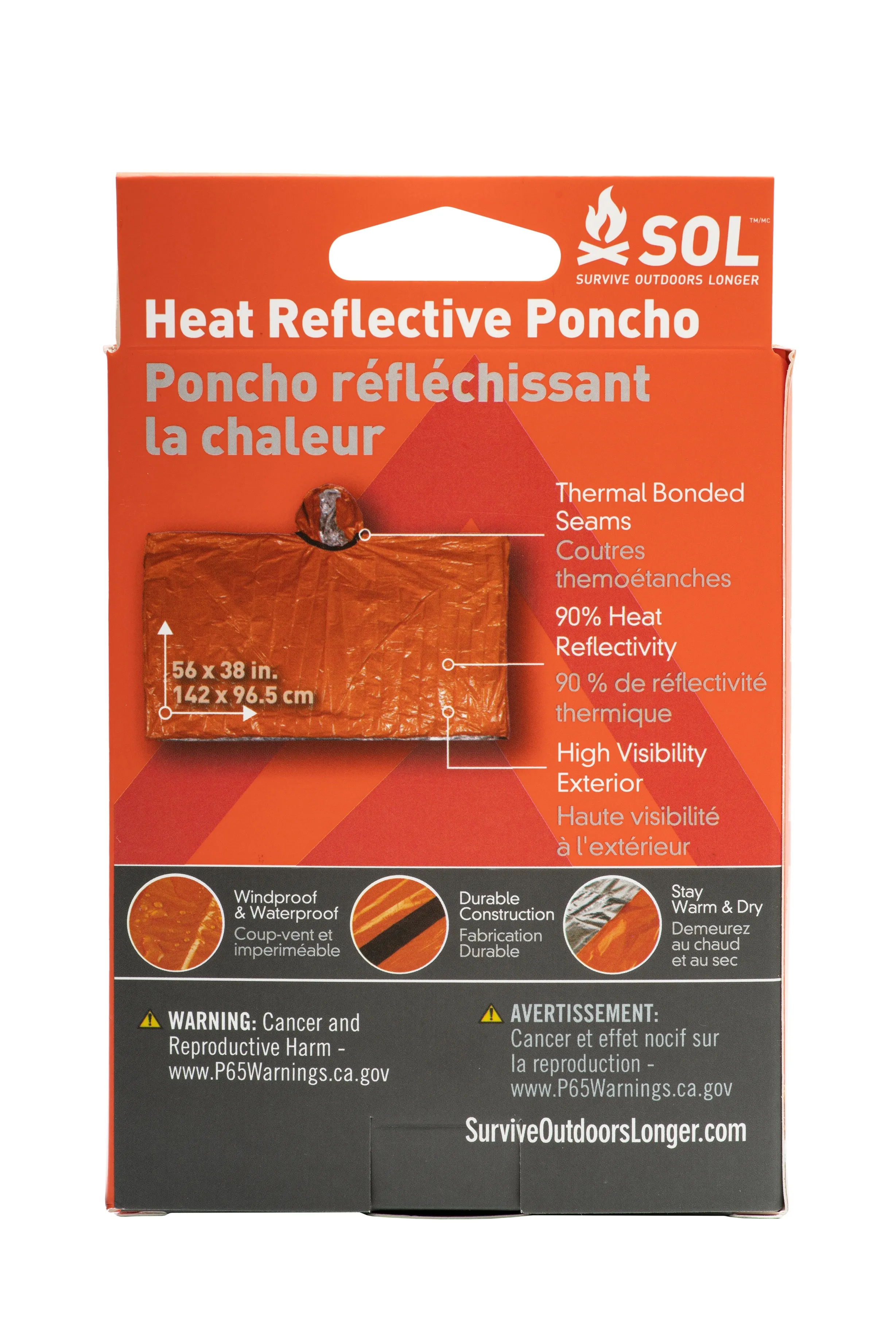 Heat Reflective Poncho