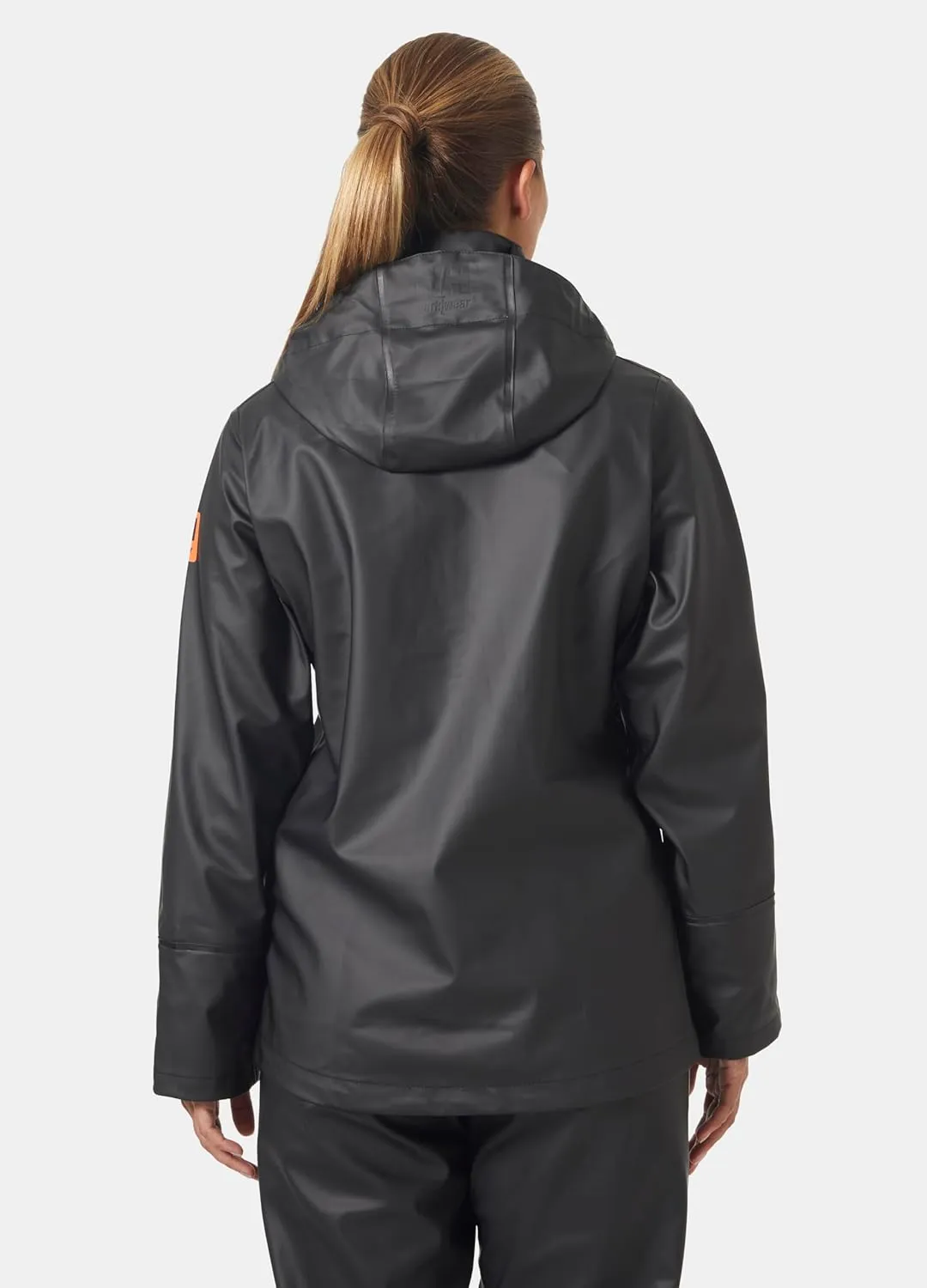 Helly-Hansen Luna/Gale Waterproof Rain Jacket for Women with Adjustable Packable Hood in Collar, Pockets, & Neoprene Cuffs