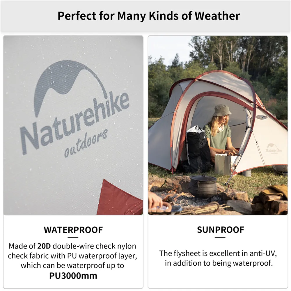 Hiby One Bedroom One Living Room Camping Tent