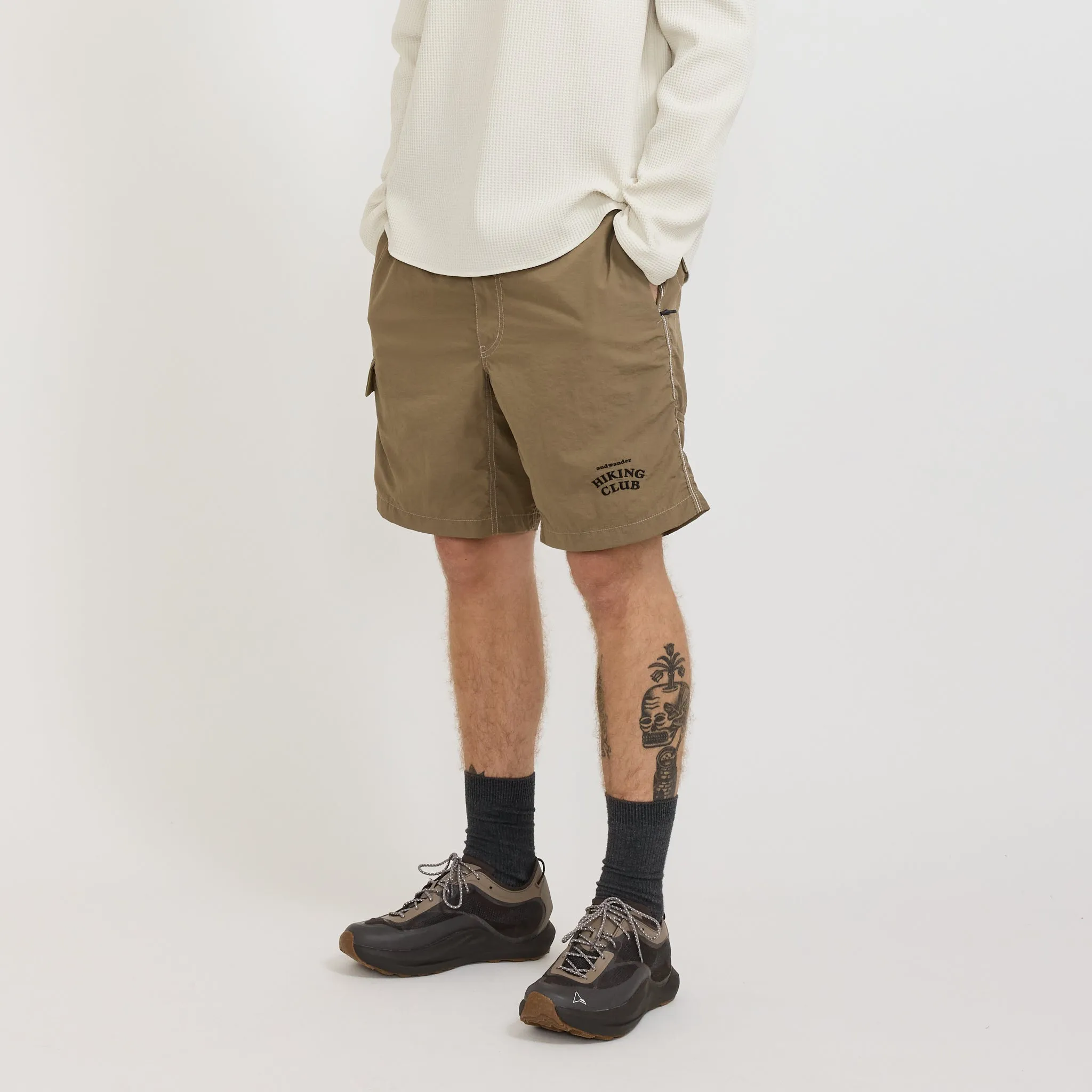 Hiking Club Ny Taffeta Hiker Short Pants Beige