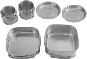 Hiking Cooking Pot Cup Outdoor Pots Pans Set Camping Pan Camp Portable Cookware Kit