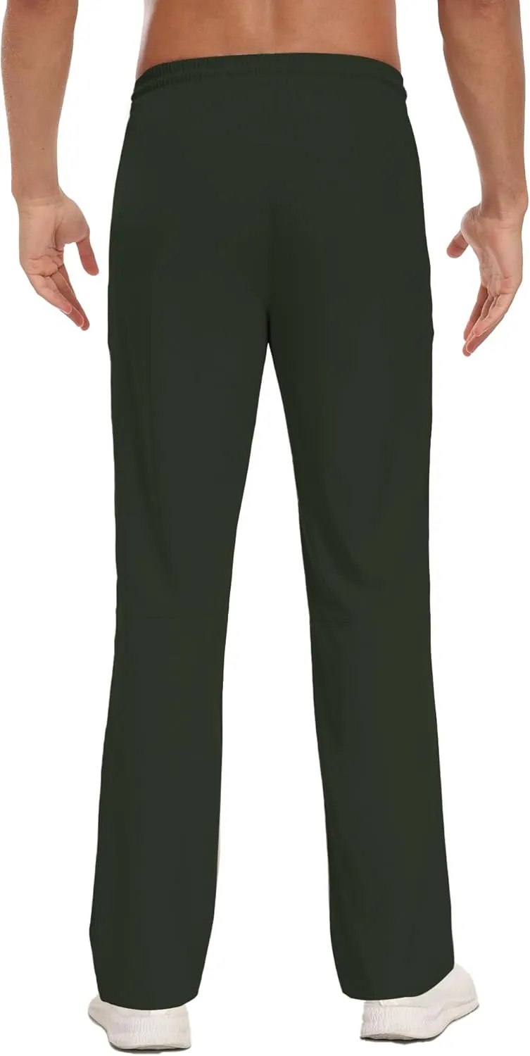Hiking Pants Men Cargo Pants Water Resistant Lightweight Work Casual Pants Joggers with Zipper Pockets Outdoor HH24019M