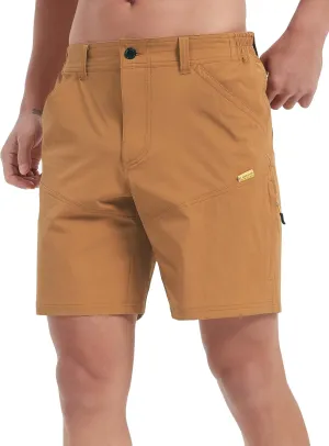 Hiking Shorts Men Cargo Quick Dry Lightweight Stretch Tactical Shorts for Fishing Travel Casual with Multi Pockets