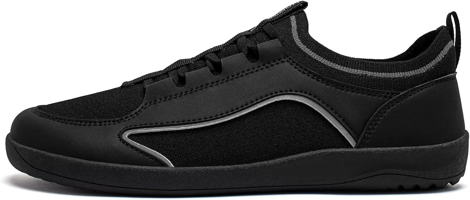 HOBIBEAR Barefoot Minimalist Shoes Womens Mens | Zero Drop | Wide Width Canvas Slip-on Shoes