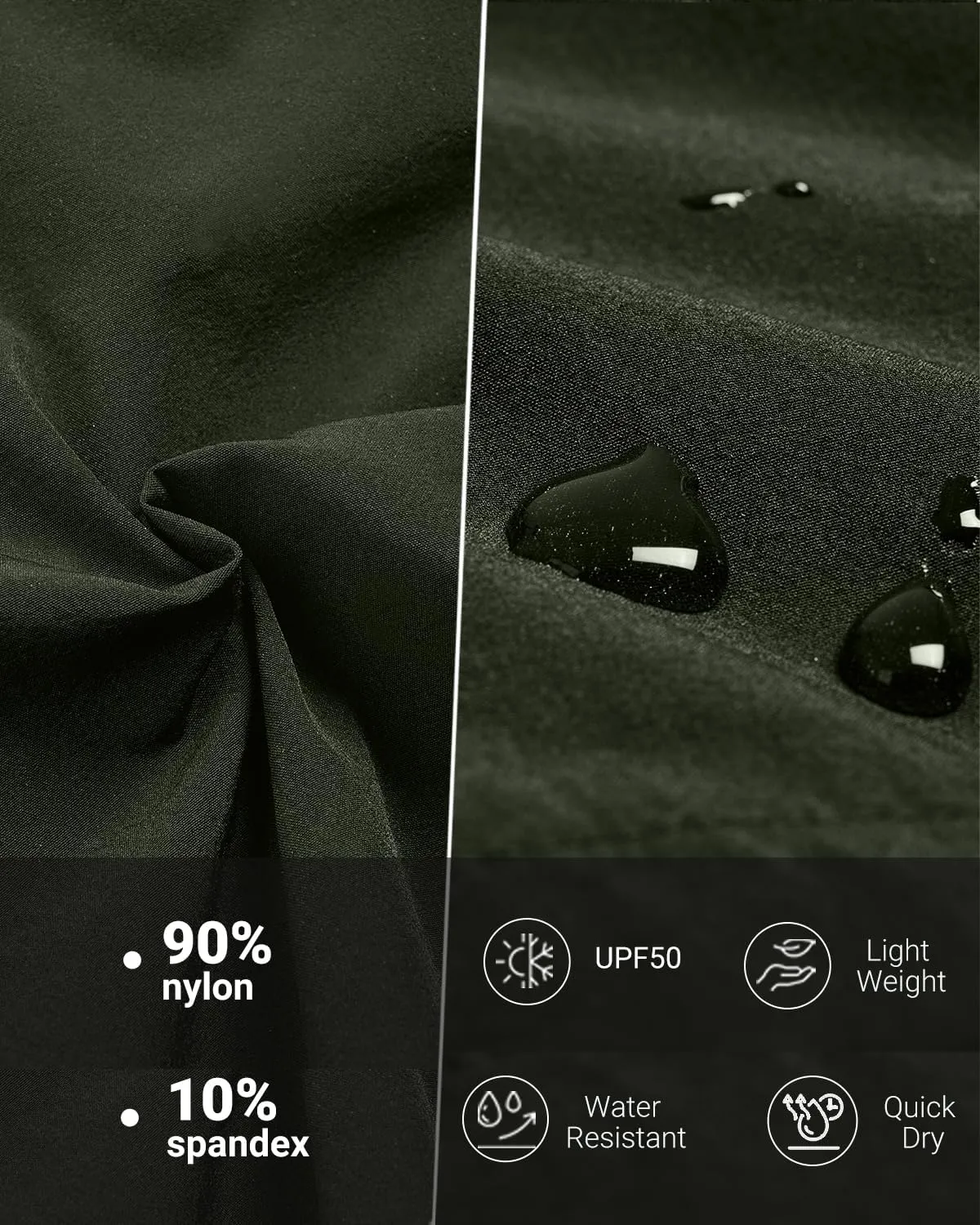 Holipick Women's Hiking Cargo Pants Lightweight Quick Dry Waterproof Outdoor Camping Travel Golf Pants with Pockets UPF 50 