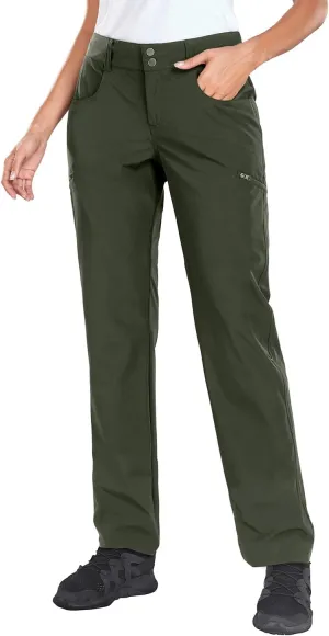 Holipick Women's Hiking Cargo Pants Lightweight Quick Dry Waterproof Outdoor Camping Travel Golf Pants with Pockets UPF 50 