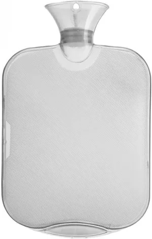 Hot-Water Bag，Hot Water Bottle Warm Handbag Flushing Water Explosion-Proof Thickened Transparent/Bianco