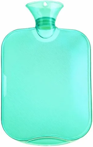 Hot-Water Bag，Hot Water Bottle Warm Handbag Flushing Water Explosion-Proof Thickened Transparent/Green