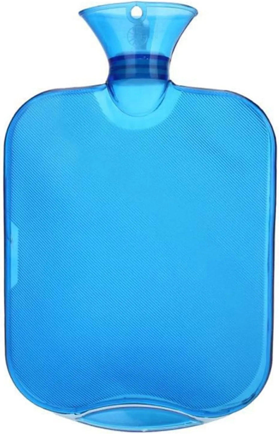 Hot-Water Bag，Hot Water Bottle Warm Handbag Flushing Water Explosion-Proof Thickened Transparent/Navy Blue