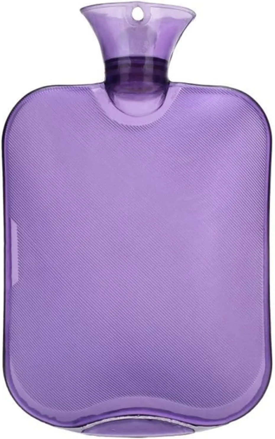 Hot-Water Bag，Hot Water Bottle Warm Handbag Flushing Water Explosion-Proof Thickened Transparent/Purple