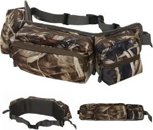 Hunting Fanny Pack, Waterproof Camouflage Hunting Waist Pack with Adjustable Belt, Lightweight Practical Fanny for Hiking Climbing Outdoor Bumbag Waist Camo