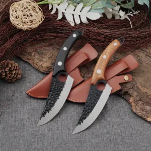 Huusk Japanese Chef Knife – Handmade with Leather Case & Gift Box