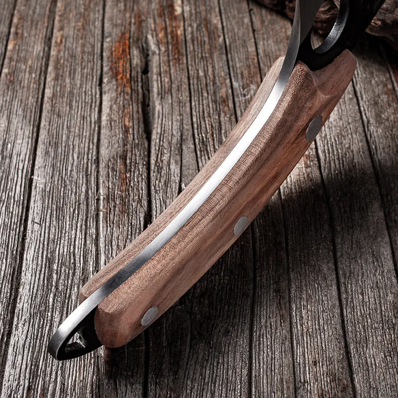 Huusk Japanese Knife – Hand-Forged Chef Knife with Leather Sheath