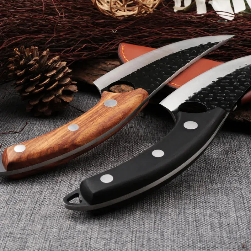 Huusk Japanese Knife – Hand-Forged Chef Knife with Leather Sheath