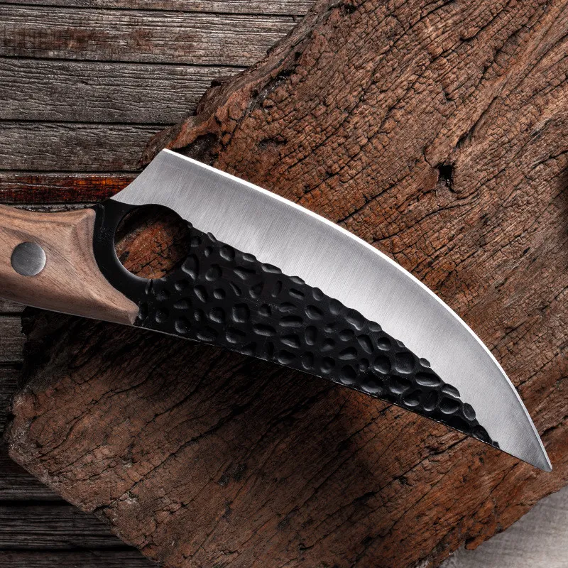 Huusk Japanese Knife – Hand-Forged Chef Knife with Leather Sheath