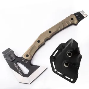 HX OUTDOORS Mercenarys Full Tang Camping Survival Touris Axe Hatchet Tactical Multifunctional Hunting Tools Tomahawk Hammer