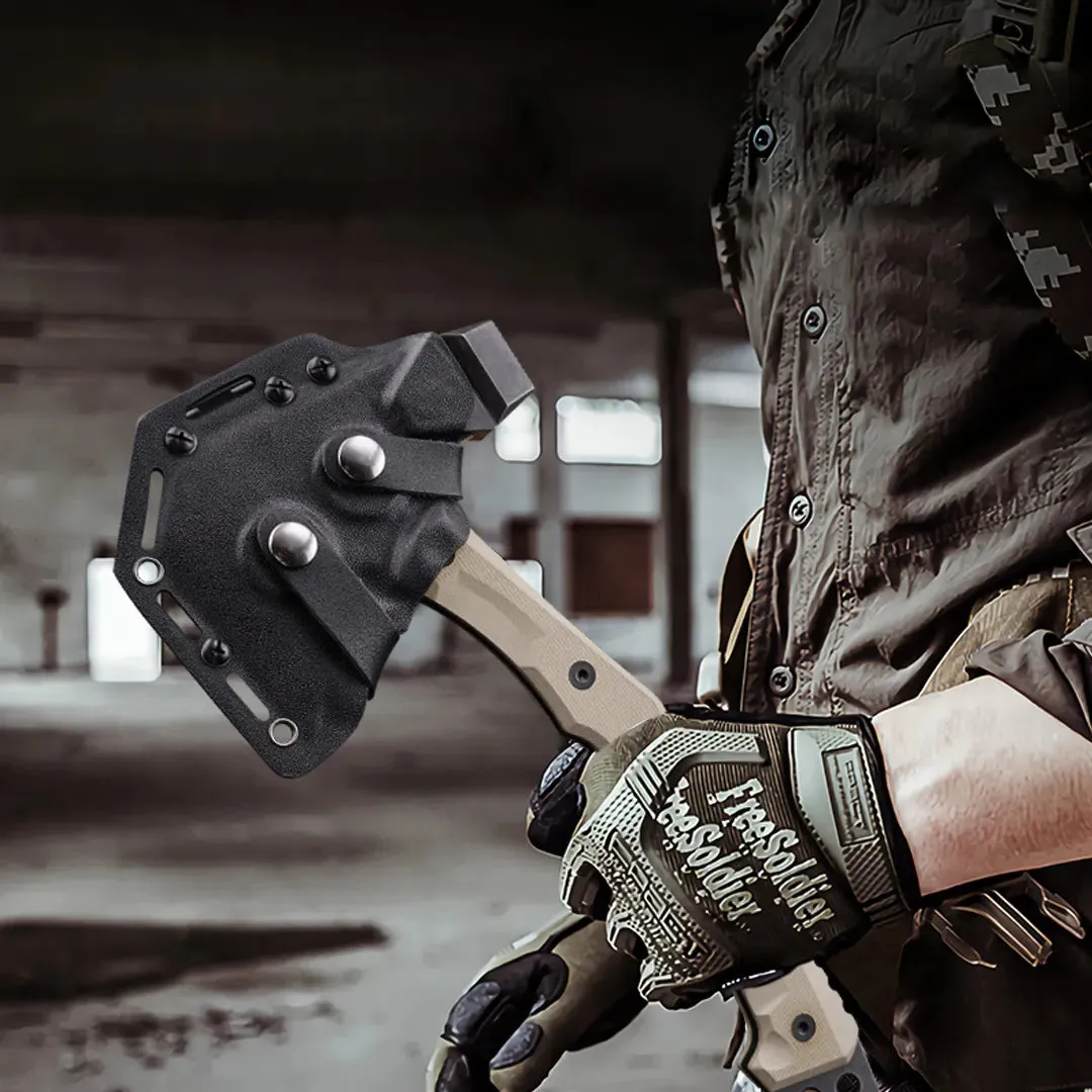 HX OUTDOORS Mercenarys Full Tang Camping Survival Touris Axe Hatchet Tactical Multifunctional Hunting Tools Tomahawk Hammer
