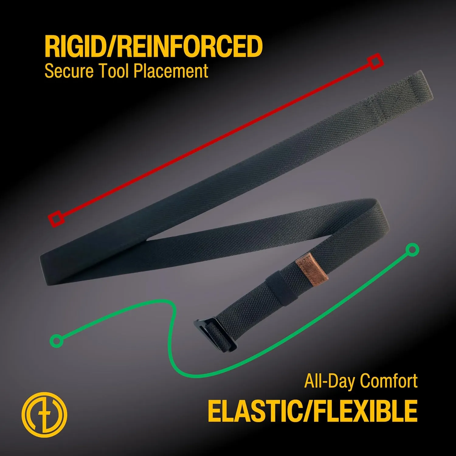Hybrid Tactical Belt | 1.5” Everyday Carry Belt – Adjustable, Secure, & Comfortable Equipment Support