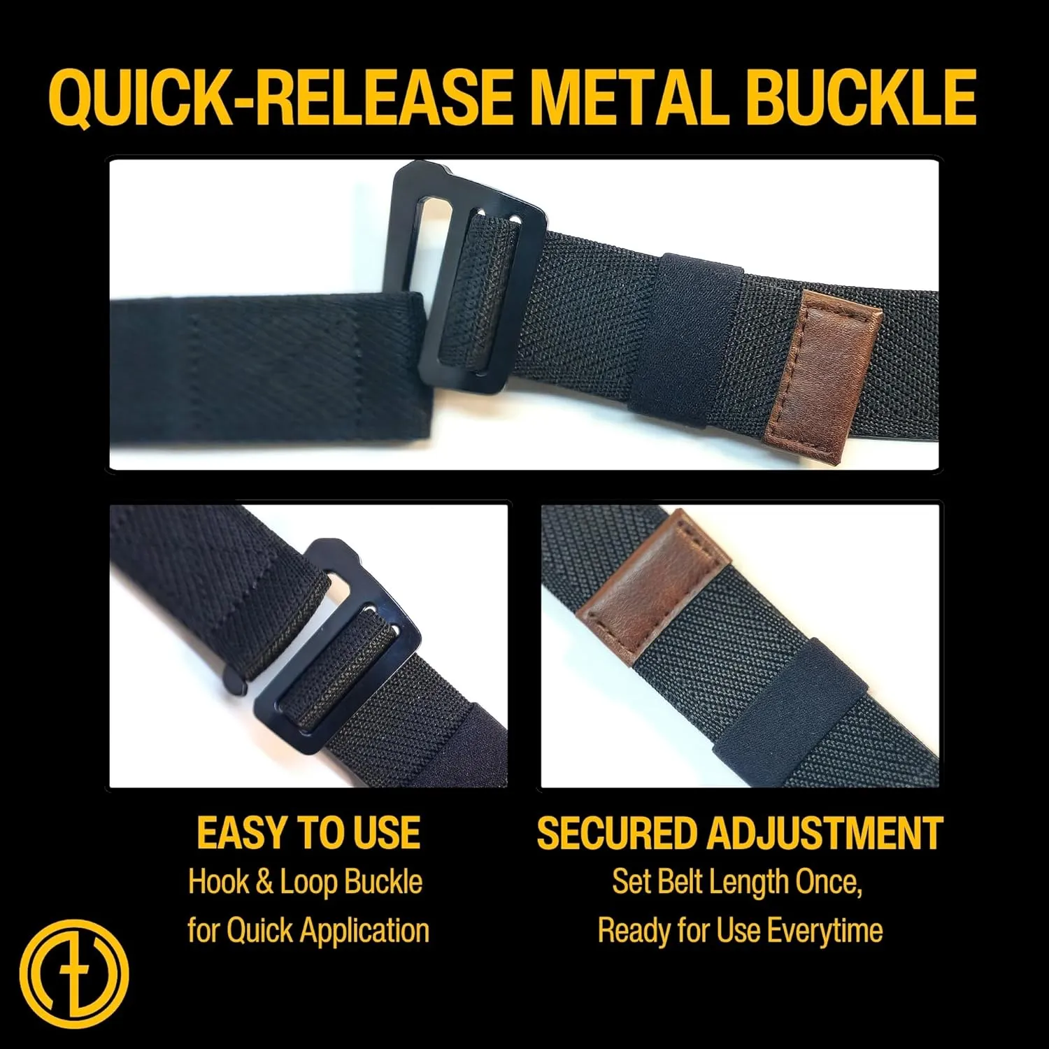 Hybrid Tactical Belt | 1.5” Everyday Carry Belt – Adjustable, Secure, & Comfortable Equipment Support