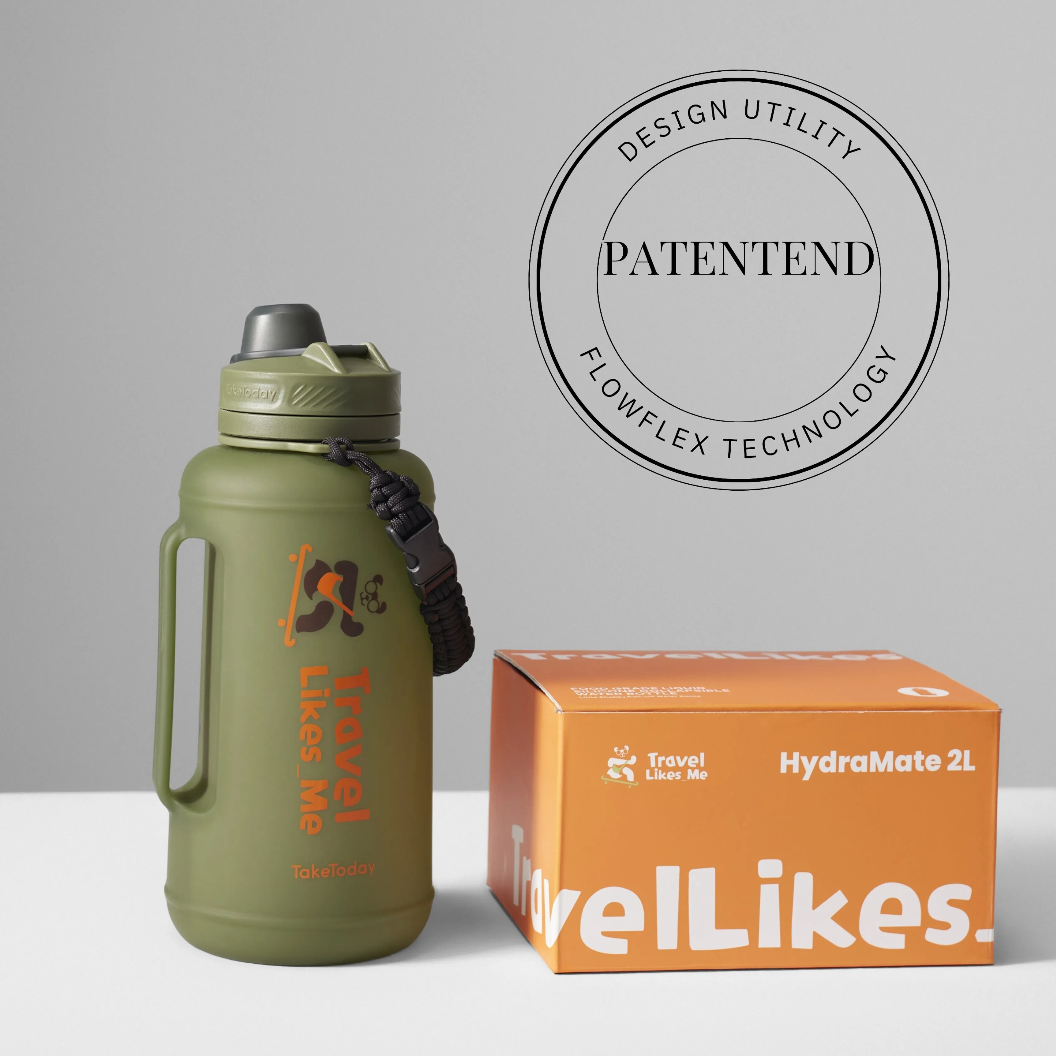 HydraMate 2L Bottle