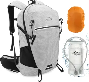 Hydration Backpack, 25L Hiking Backpack with 3L Water Bladder and Rain Cover, Hiking Water Backpack Men Women Lightweight Hydration Pack for Hiking, Cycling, Climbing, Camping
