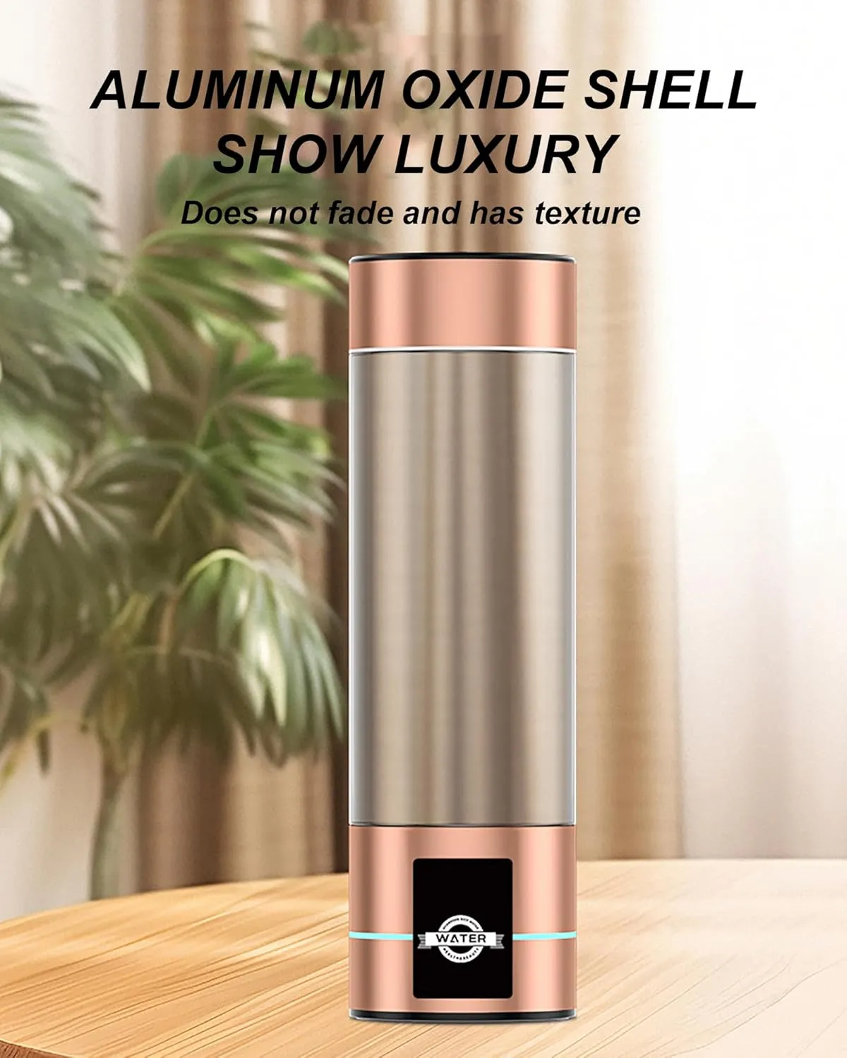 Hydrogen Water Bottle 2024, 2500-3000ppb High Concentration, Hydrogen Water Bottle Generator, Portable Ion Hydrogenated Water Machine, SPE/PEM Electrolysis Technology