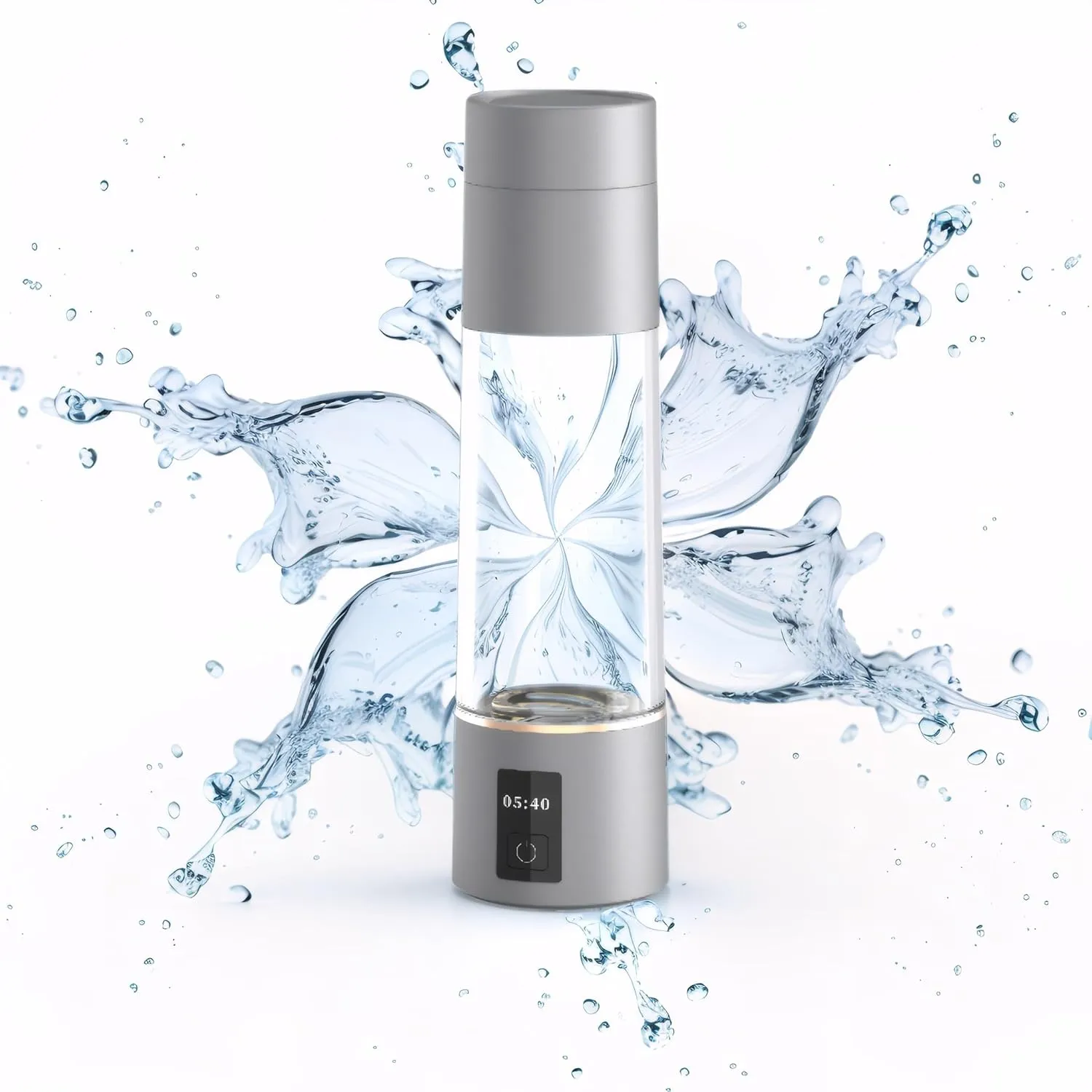 Hydrogen Water Bottle 2025 with PEM SPE Technology, PEM Electrolysis Hydrogen Generator 4000  PPB LED Display, Hydrogen Water Ionizer Machine for Home Office Travel,The Best Gift
