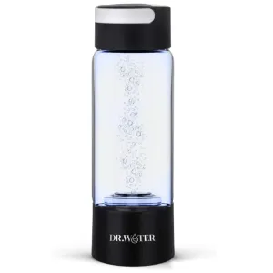 Hydrogen Water Bottle | 3X More Hydrogen Concentration | 32oz, 50oz, 68oz Hydrogen Water Generator | Big Size More Hydrogen | Water Hydrogenator (HydroDaily 13oz - Black) (Tritan Plastic)