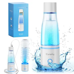 Hydrogen Water Bottle, 5000ppb Hydrogen Water Ionizer, SPE & PEM Hydrogen Water Generator, Alternative for Hydrogen Water Pitcher, 3in1 Hydrohealth Water Bottle