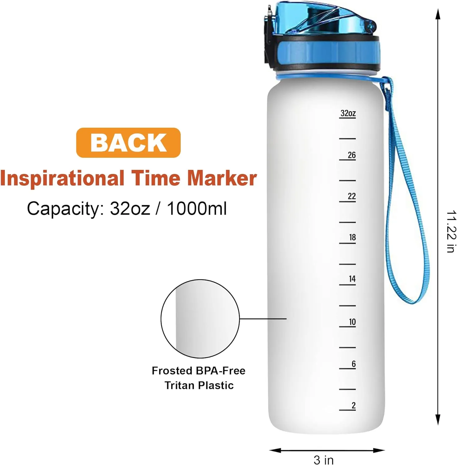 Hyturtle Personalized Just A Girl Who Love Turtle 32oz 1Liter Motivational Water Bottle, Customized Name Tracker Water Bottle With Time Marker Gifts For Women, Gifts For Turtle Lovers On Birthday