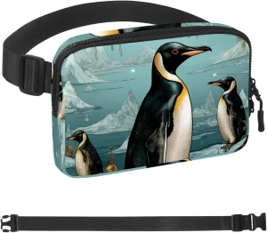 Iceberg Penguin-1523 Belt Bag for Men and Women Fanny Pack,Belt Bag with Adjustable Strap,Fashion Crossbody Everywhere Belt Bag for Travel Outdoors Running Hiking