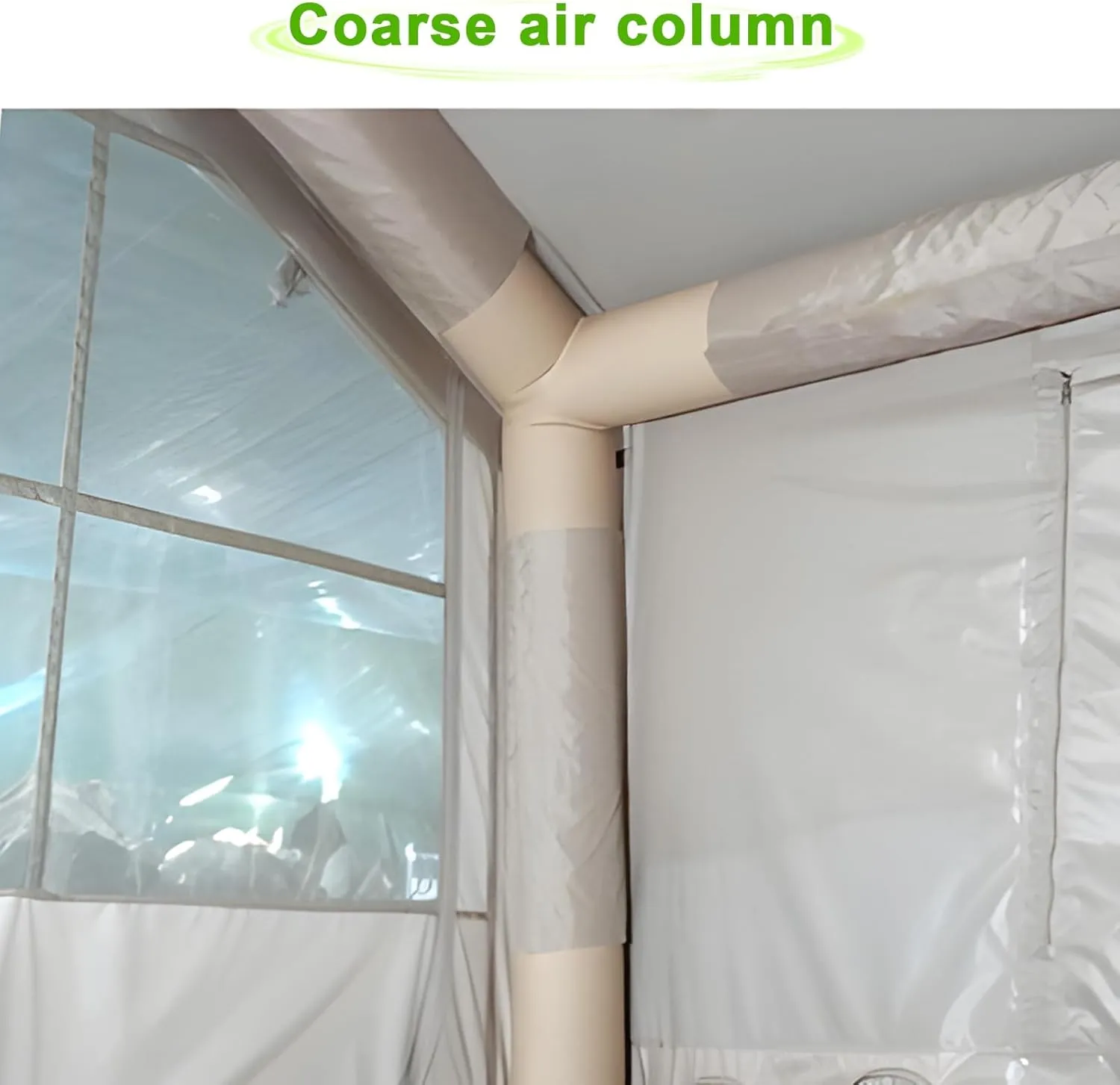 Inflatable Camping Tent with Pump,Easy Setup 4 Season Glamping Tent with High Performance Inflatable 4-6 Person Instant Glamping Tents HouseStructure for Outdoor Adult,Fast Arrival Beige 300