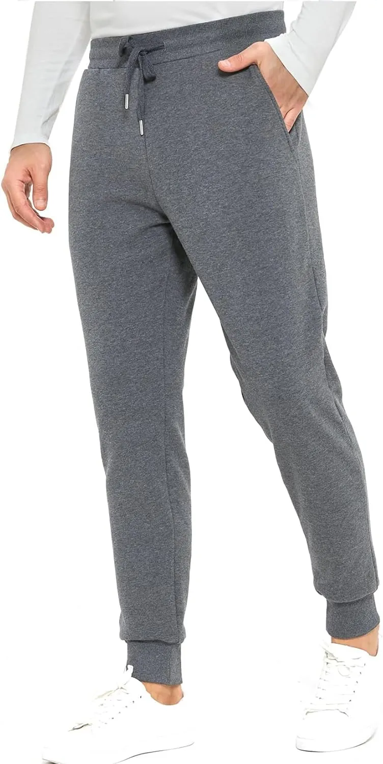 Inno Men's 30" 32" 34" 36" 38" Sherpa Fleece Lined Jogger Pants Warm Sweatpants Thermal Winter Athletic Lounge Short Tall