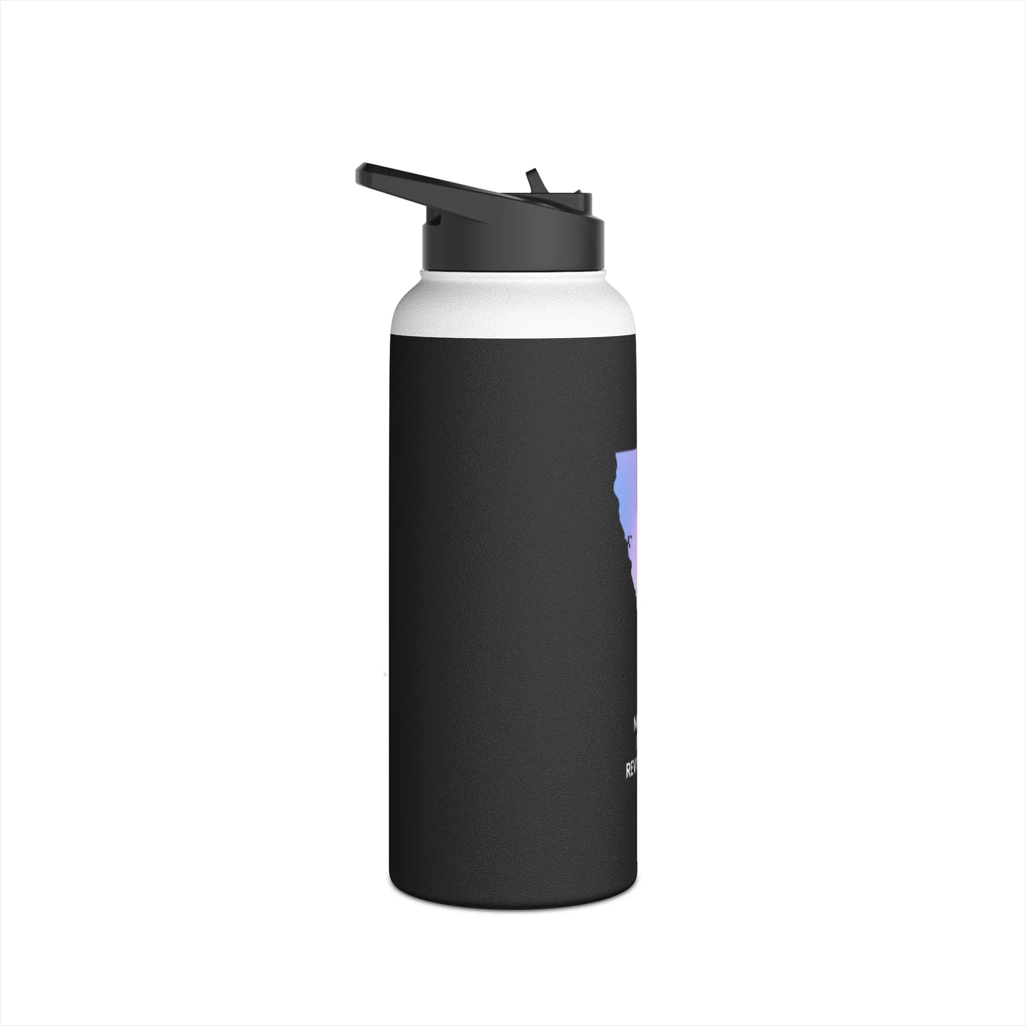 Inspirational Stainless Steel Water Bottle, Eco-Friendly Drink Container, Outdoor Hydration, Gift for Nature Lovers, Motivational Travel Mug