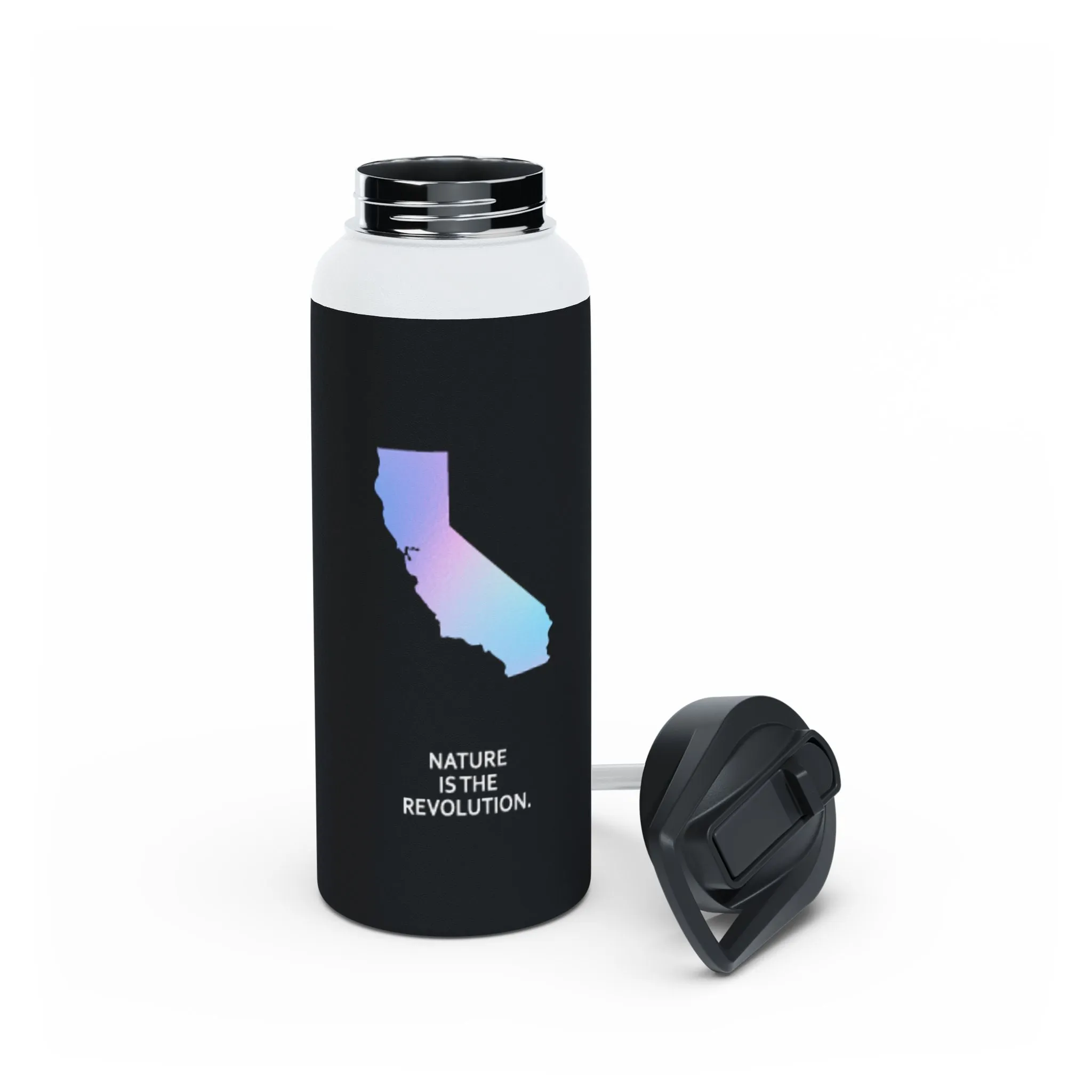 Inspirational Stainless Steel Water Bottle, Eco-Friendly Drink Container, Outdoor Hydration, Gift for Nature Lovers, Motivational Travel Mug