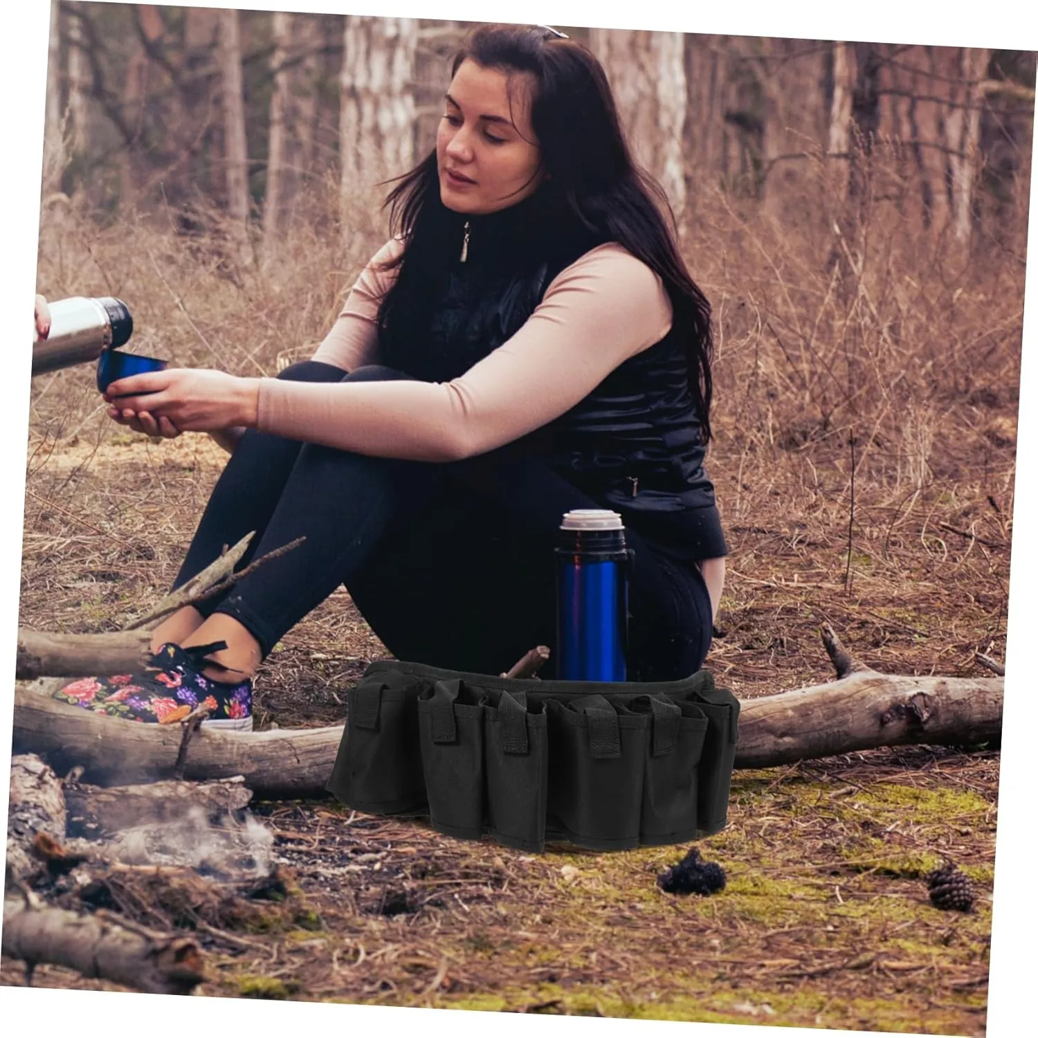 Insulated Beer Belt Holder Beer Can Waist Holder for Outdoor Activities