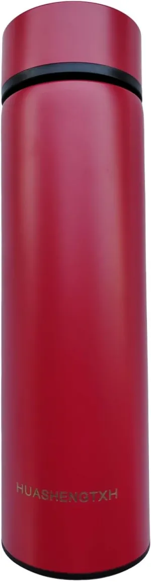 Insulating Water Bottle Outdoor Sports Stainless Steel Insulating Bottle Vacuum Sealed Coffee Bottle Travel Water Bottle Cold and Hot Water Bottle(Red）