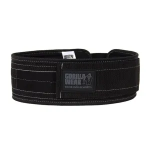 INTE INNE! Gorilla Wear 4 Inch Nylon Belt, Svart/Grå