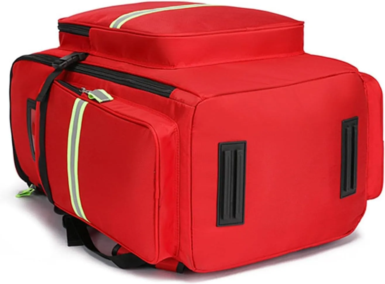 IOCCIOBB First Aid Bag Empty Emergency Bag First Responder Trauma Multi-Pocket Traveling Field Trips Camping Essentials(Red,55x37x25cm)