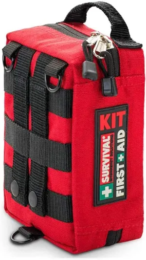 IOCCIOBB Portable First Aid Kit, Emergency Survival First Aid Bag, Oxford Cloth Home Medical Storage Bag, for Car, Hiking, Camping, Travel, Office, Sports, Hunting