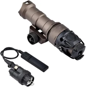 IR Light Scout Flashlight，850nm IR Illuminator LED Mini Scout Torch Light，Infrared Light Night Vision Flashlight，with Remote Pressure Switch Pad & QD Mount Base Combo，For 20mm Rail Mounting，Tan