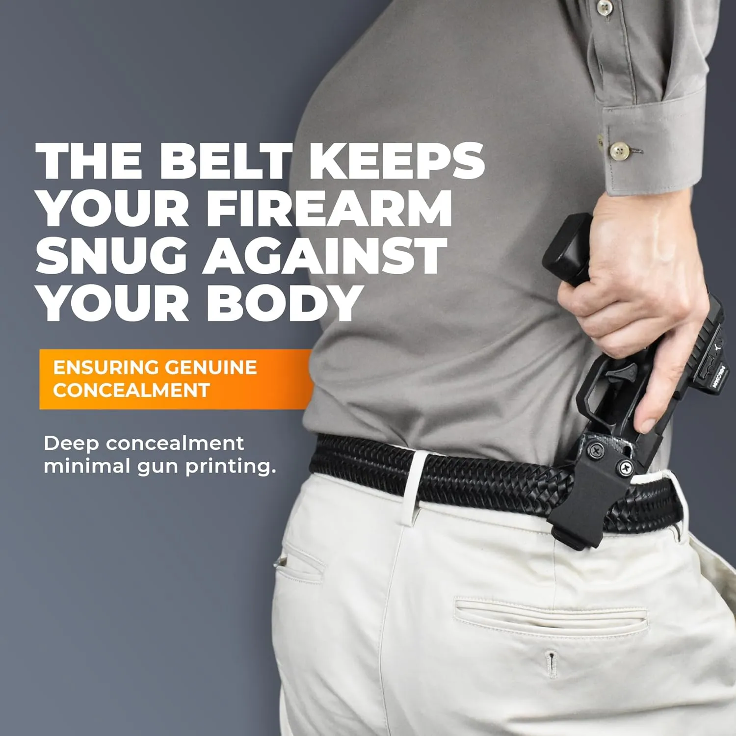 IWB Sweat Guard Holster - Inside The Waistband Holster - fits S&W CSX E-Series 3.6''