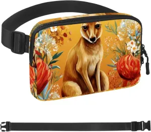 Jungle Kangaroo-1544 Belt Bag for Men and Women Fanny Pack,Belt Bag with Adjustable Strap,Fashion Crossbody Everywhere Belt Bag for Travel Outdoors Running Hiking
